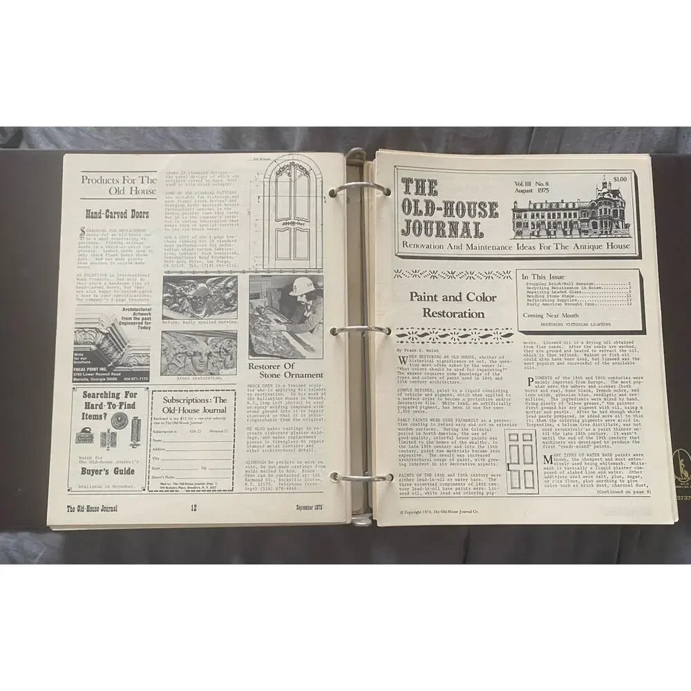 Vintage 33 plus Old House Journals Restoration Maintenance Newsletters